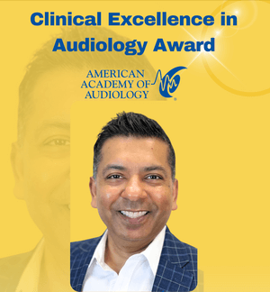 Clinical Excellence in Audiology Award from American Academy of Audiology